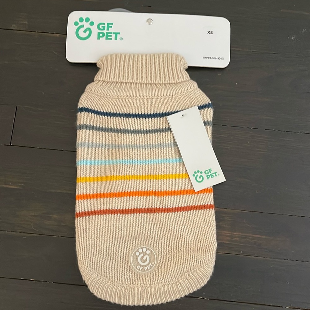 NWT GF Pet Sweater size: XS